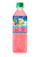 Кокосовая вода с ароматом клубники 500 мл Питательная бутылка