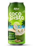 Кокосовая вода Rita Coco Pista с фисташками, банка 490 мл