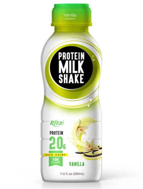 Healthy drinks Protein milk shake flavour vanilla