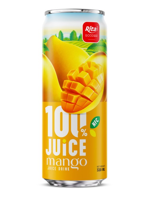 JUICE mango juice drink 320ml sleek can