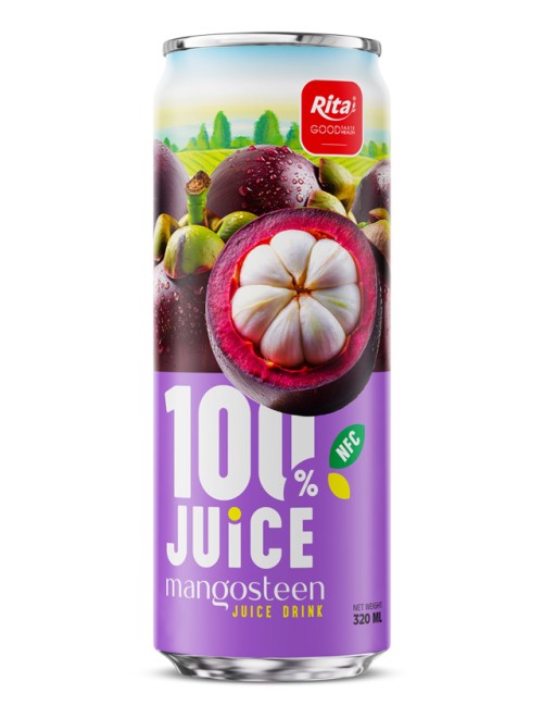 JUICE mangosteen juice drink 320ml sleek can