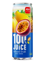 JUICE mixedfruit juice drink 320ml sleek can