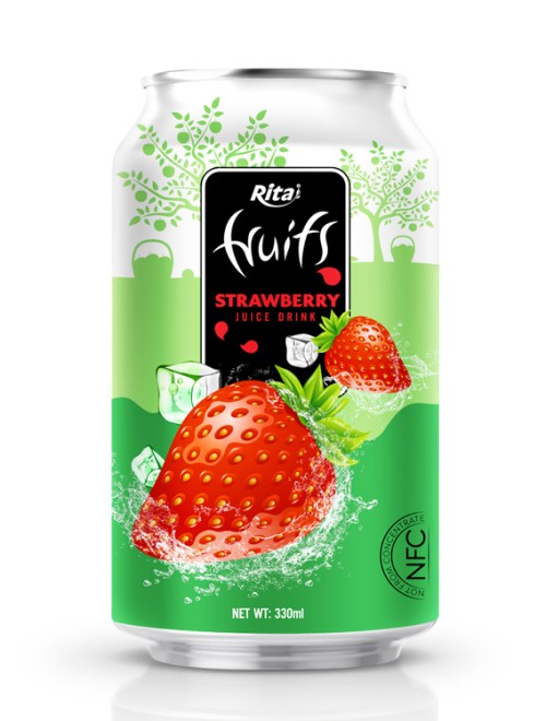 Private label products strawberry juice 330ml