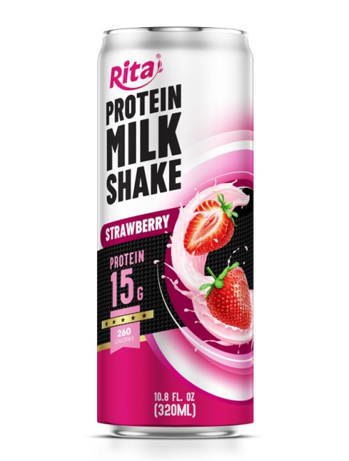 Protein Milk shake 320ml sleek can NEW 1