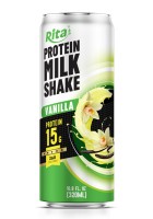Протеиновый молочный коктейль со вкусом ванили, 320 мл, стильная банка.