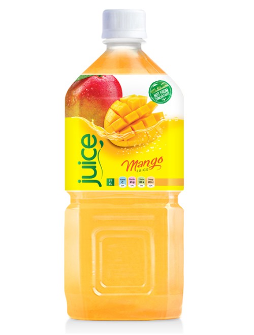 Pure mango juice drink 1000ml pet bottle