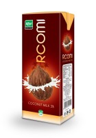 200мл Упаковка коробки кокосовое молоко 3%