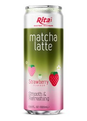 Rita Matcha Latte со вкусом клубники, банка 320 мл
