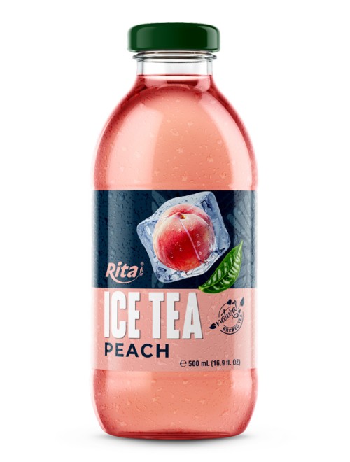 Rita Peach Ice Tea 500ml Glass Bottle