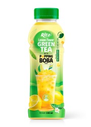 Черный чай Rita Popping Boba со вкусом лимона