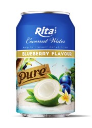 RITA MANUFACTURER КОКОСОВАЯ ВОДА С ЧЕРНИЧНЫМ СОКОМ В БАНКЕ 330 МЛ
