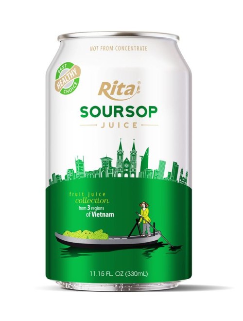 Soursop 330ml  alu canned 