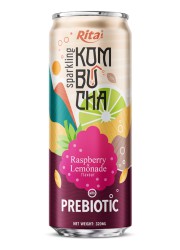 Sparkling Kombucha Prebiotic 320ml can 04