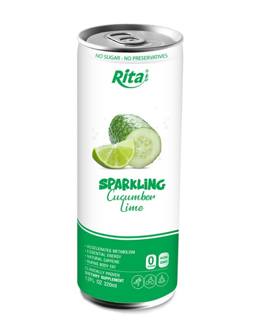 Sparkling cucumber lime