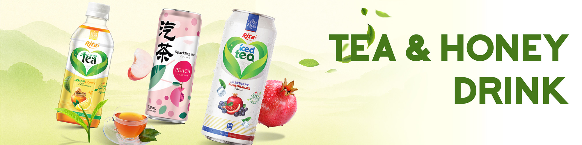 Tea-Honey and Fruits