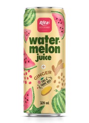 Watermelon with Ginger juice 320ml sleek can 1
