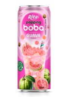 Поставщик Popping Boba Tea со вкусом гуавы 320 мл тонкая банка