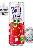 Bici Bici 325ml Cranberry drink with nata de Coco ( wide opening can)