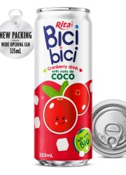 Bici Bici 325ml Cranberry drink with nata de Coco ( wide opening can)