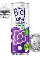 Bici Bici 325ml Grape drink with nata de Coco ( wide opening can)