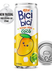 Bici Bici 325ml Mango drink with nata de Coco ( wide opening can)
