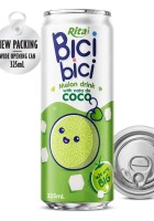 Bici Bici 325ml Melon drink with nata de Coco ( wide opening can)