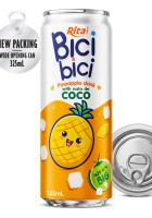 Bici Bici 325ml Pineapple drink with nata de Coco ( wide opening can)