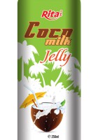 250мл кокосовом молоке с желе