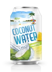 OEM / ODM Pure Juice Хороший производитель из Вьетнама 330 мл со вкусом ананаса Кокосовая вода с мякотью