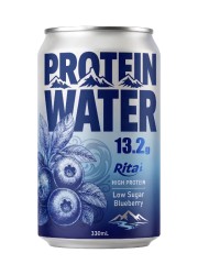 High Protein Water Blueberry Drink 13.2g Protein Low Sugar 330ml