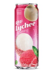 Газированный напиток Rita Lychee Drink, 320 мл, стильная банка