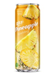 Газированный напиток Rita со вкусом ананаса, 320 мл, стильная банка