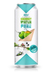 НАТУРАЛЬНАЯ КОКОСОВАЯ ВОДА RITA В БАНКЕ 500 МЛ