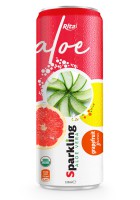 фирменный бренд Sparkling aloe vera с фруктами из винограда 320 мл