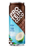 RITA Chocolate Flavored Protein Coconut Water 325ml Can with 15g Protein
