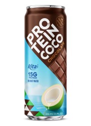 RITA Chocolate Flavored Protein Coconut Water 325ml Can with 15g Protein