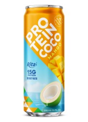 RITA Mango Flavored Protein Coconut Water 325ml Can with 15g Protein