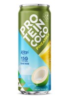 RITA Pineapple Flavored Protein Coconut Water 325ml Can with 15g Protein