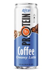 Rita Protein Coffee 15g – Ready-to-Drink High Protein Coffee Creamy Latte 325ml Can
