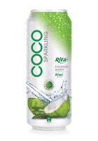 Газированная кокосовая вода со вкусом киви 500 мл консервированная марка Rita