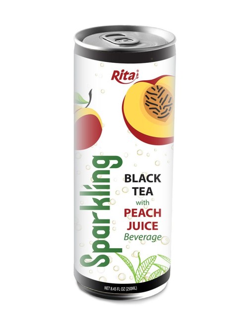sparkling tea peach 2
