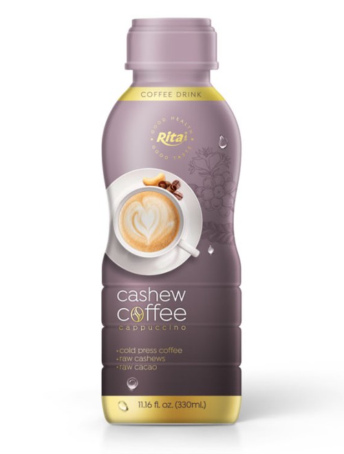 wholesale beverage Cashew Coffee 330ml in PP Bottle