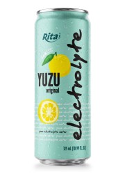 Yuzu Electrolyte Water Drink 325ml  Low Sugar Hydration Beverage