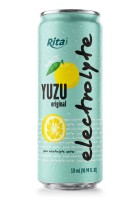 Yuzu Electrolyte Water Drink 325ml  Low Sugar Hydration Beverage