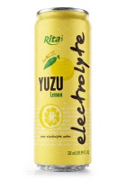 Yuzu Lemon  Electrolyte Water Drink 325ml  Low Sugar Hydration Beverage